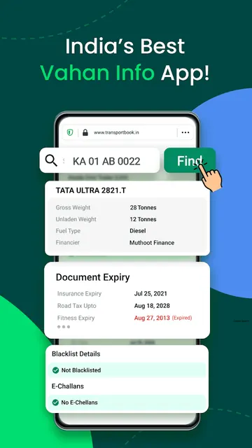 TransportBook and Vahan Info screenshot 2