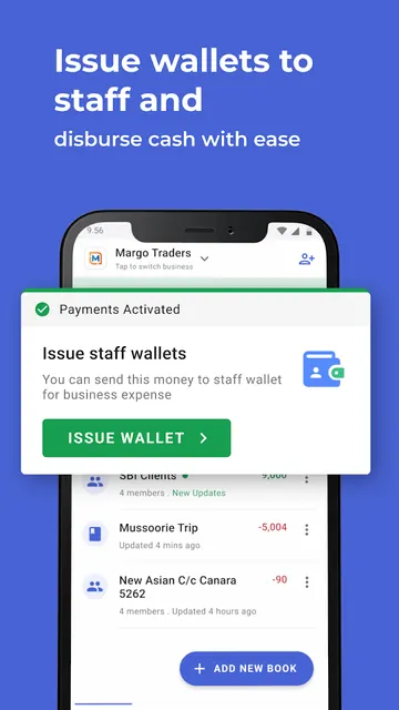 CashBook: UPI Wallet for Staff screenshot 4