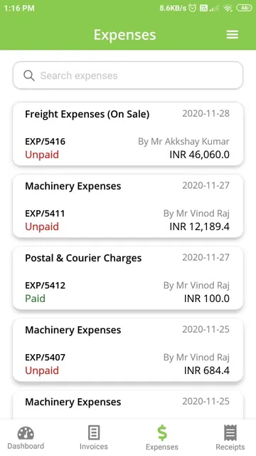 ProfitBooks screenshot 2