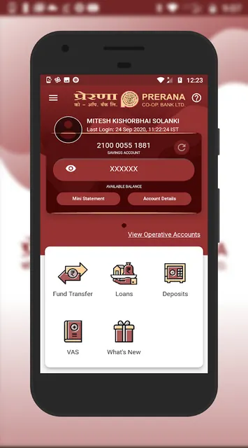 PRERANA CO OP BANK LTD screenshot 3