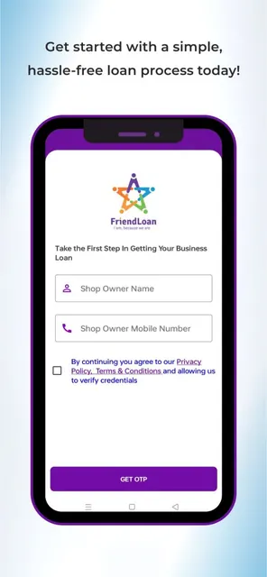 FriendLoan: Business Loan App screenshot 3