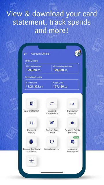 SBI Card: Manage Credit Card screenshot 4