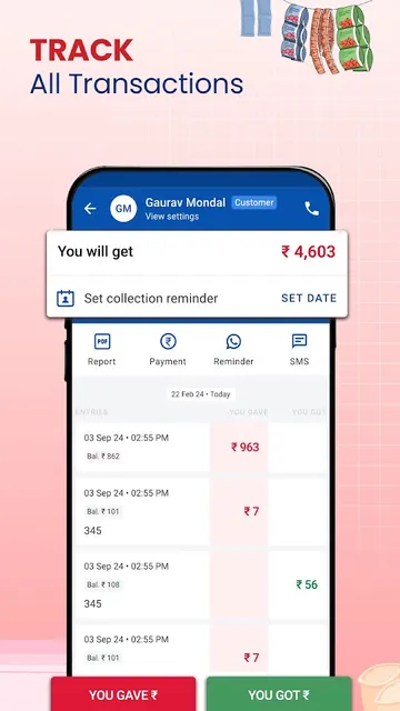 Khatabook Credit Account Book screenshot 2