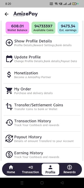 AmizePay screenshot 6