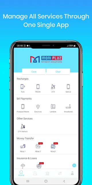 MONIPLUZ-DMT,AEPS,UPI PAYMENTS screenshot 1