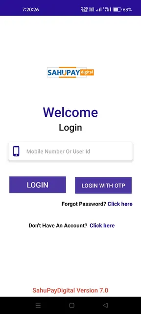 SahuPayDigital -  Recharge app screenshot 1