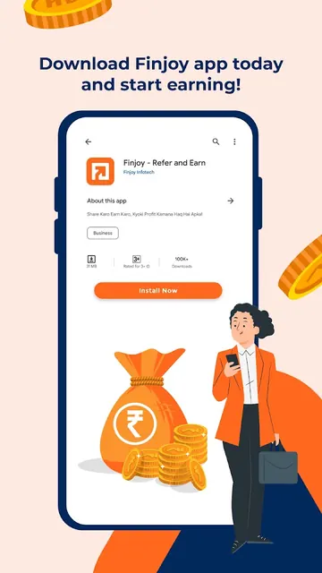 Finjoy : Share and Earn online screenshot 1
