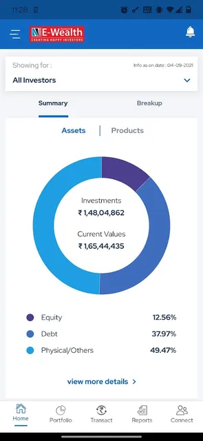NJ E-Wealth Account screenshot 1
