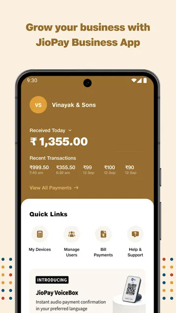 JioPay Business screenshot 1