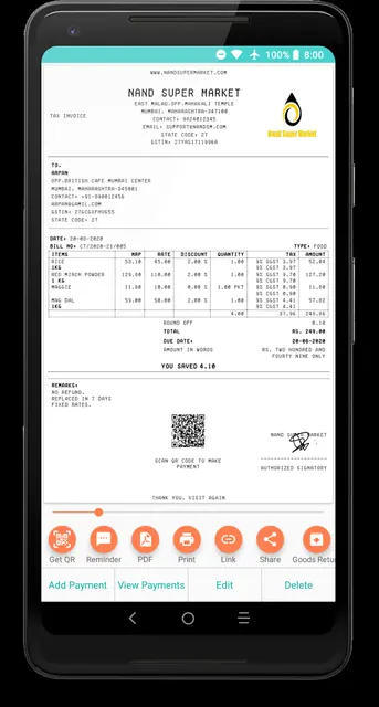 Invoice Maker and Billing App screenshot 3