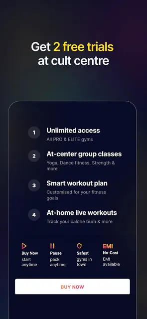 cult.fit Gym Workout & Fitness screenshot 2