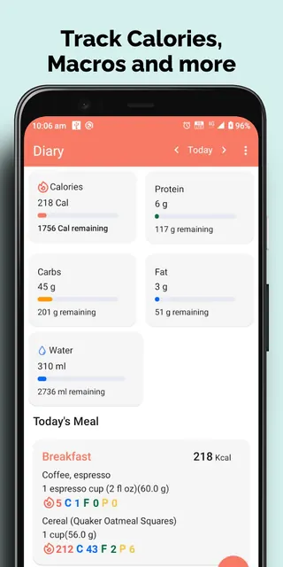 Macro Tracker IIFYM - Lilbite screenshot 1