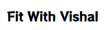 Fitwithvishal.com logo