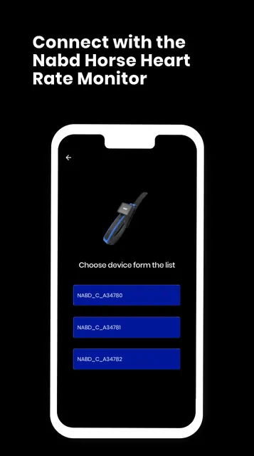Nabd Equine Heart Rate Monitor screenshot 1