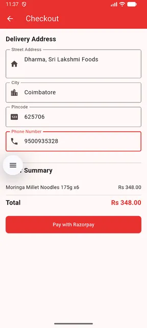 Sri Lakshmi Amma Millet Noodle screenshot 6