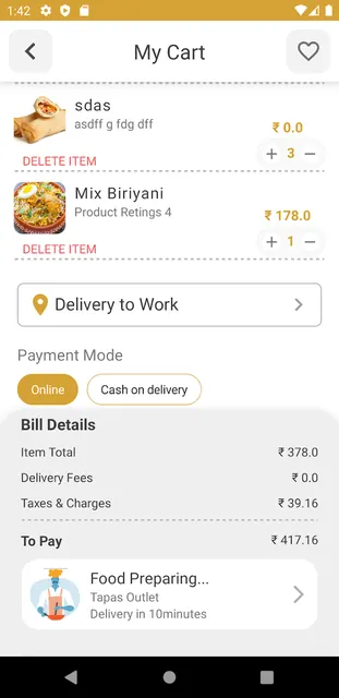 HungryTop - Food Delivery screenshot 3