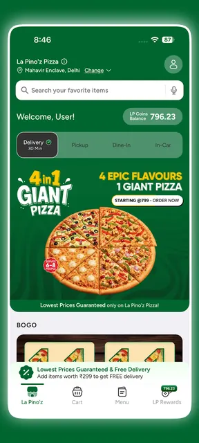La Pino'z - Order Pizza Online screenshot 1