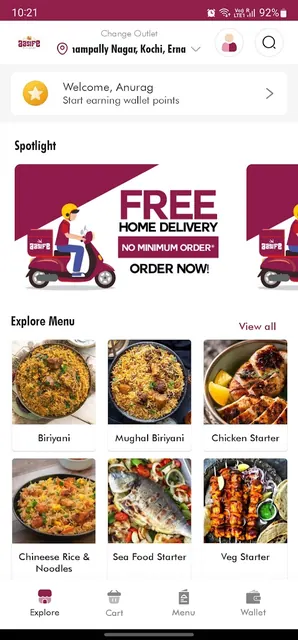 Aasife Biriyani Food Delivery screenshot 1