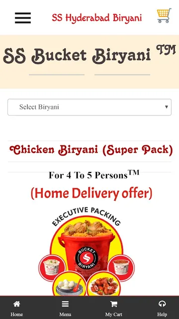 SS Hyderabad Biryani screenshot 2