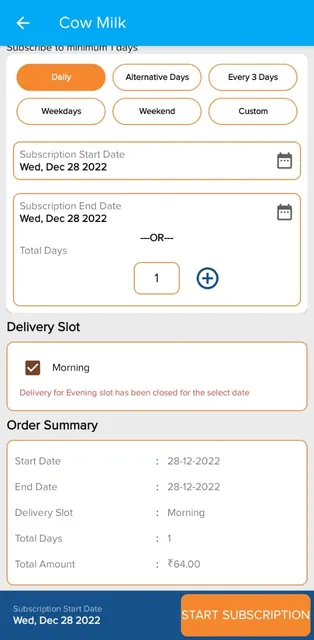 Freshy Day: Cow milk delivery screenshot 5