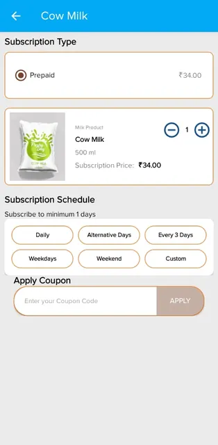 Freshy Day: Cow milk delivery screenshot 4
