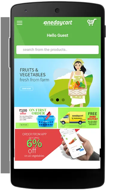 OneDayCart Online Supermarket screenshot 1