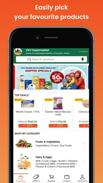 Basket4Me Nearby Grocery Shops screenshot 2