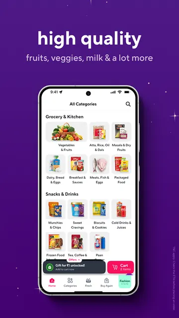Zepto: Groceries in minutes screenshot 3