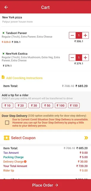 Zingy Food Delivery Service screenshot 6