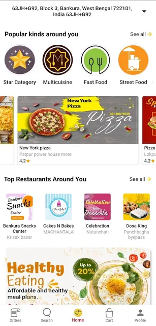 Zingy Food Delivery Service screenshot 1