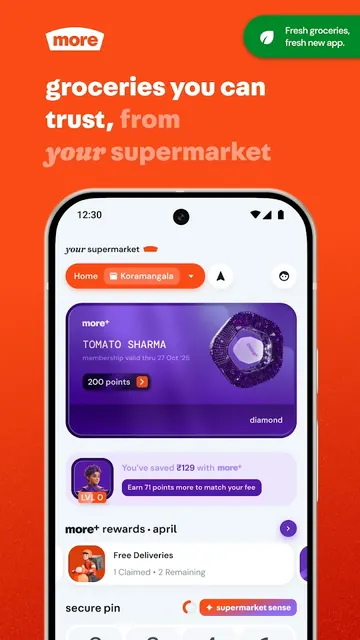 more: grocery delivery screenshot 1