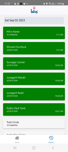 Lotus Dairy - Driver screenshot 2