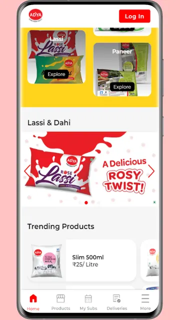 Adya Dairy screenshot 2