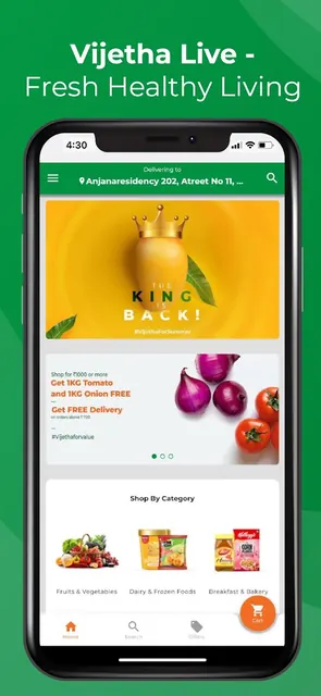Vijetha Live - Online Grocery screenshot 1