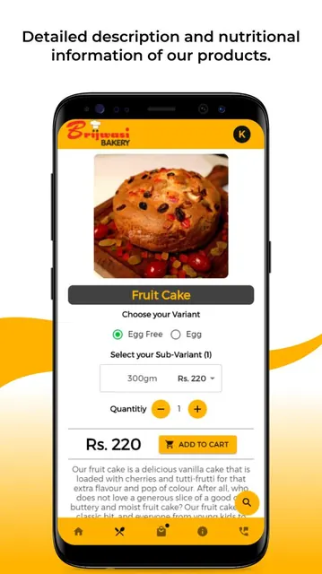 Brijwasi Bakery screenshot 5
