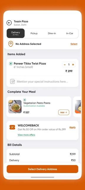 Tossin Pizza Online Delivery screenshot 5
