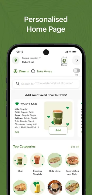 Chaayos India : Chai & Snacks screenshot 1
