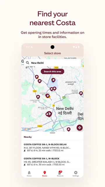 Costa Coffee Club India screenshot 5