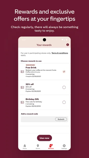 Costa Coffee Club India screenshot 4