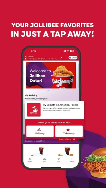 Jollibee Qatar screenshot 1
