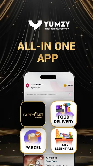 Yumzy Partycart: Food Delivery screenshot 2
