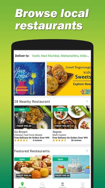 True Khana - Food Delivery App screenshot 1