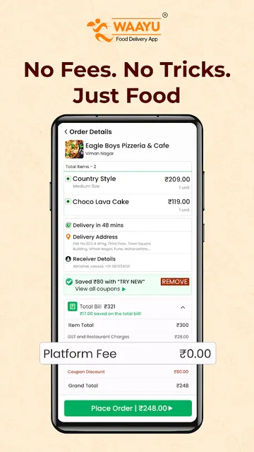 WAAYU - Food Delivery & Pickup screenshot 4