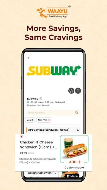 WAAYU - Food Delivery & Pickup screenshot 3