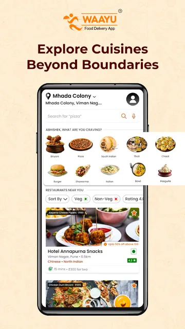WAAYU - Food Delivery & Pickup screenshot 1