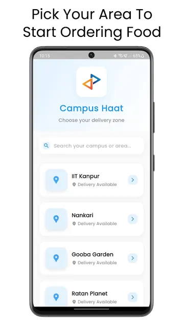 Campus Haat - Home Made Food screenshot 2