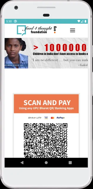 Food4ThoughtFoundation screenshot 5