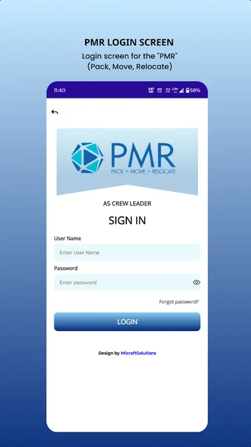 PMR Logistics CRM screenshot 1