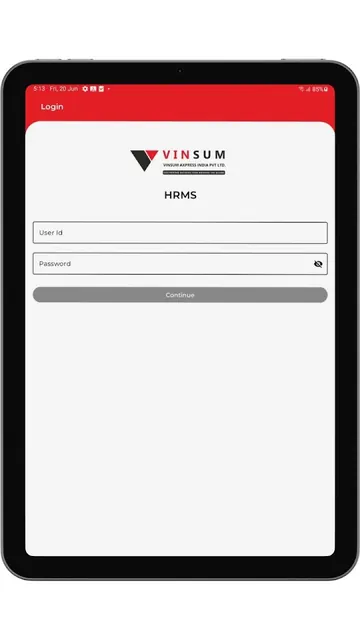 Vinsum HRMS screenshot 6