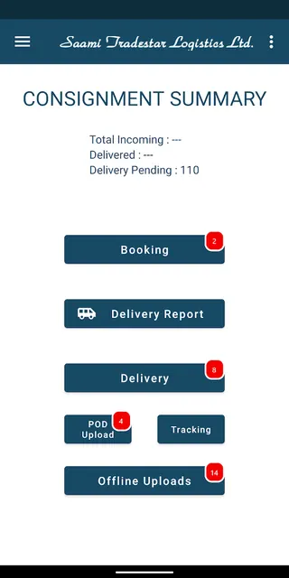 Saami Tradestar Logistics screenshot 3